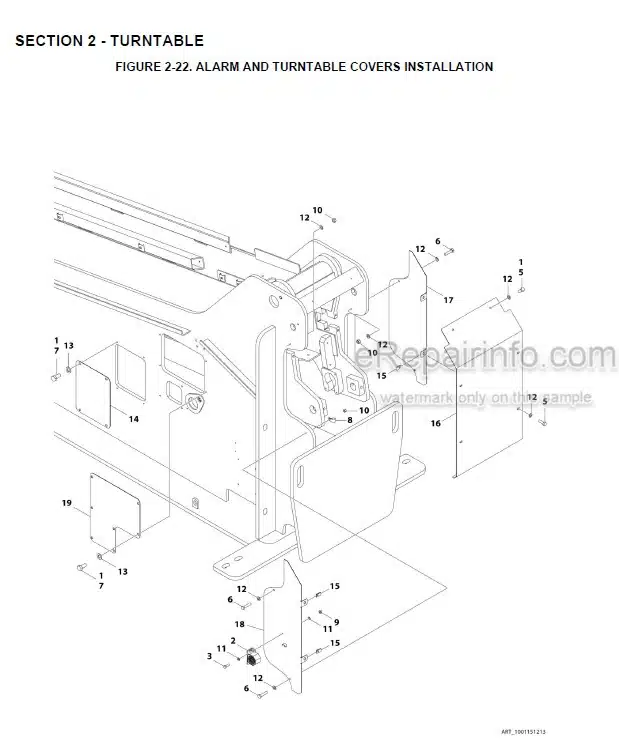 Photo 1 - JLG 1100SJ PVC2001 Illustrated Parts Manual Boom Lift 31215053