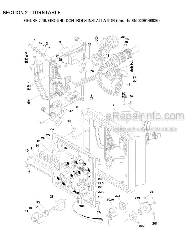 Photo 11 - JLG 1100S 1100SJP Illustrated Parts Manual Boom Lift 3121257