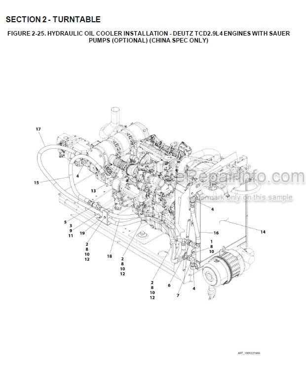 Photo 4 - JLG 1200SJP 1350SJP Illustrated Parts Manual Boom Lift 3121738 SN2