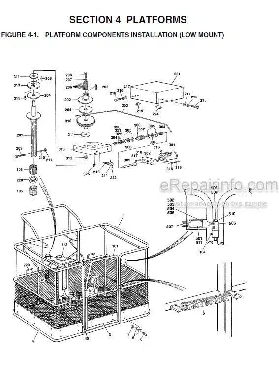 Photo 1 - JLG 120HX Illustrated Parts Manual Boom Lift