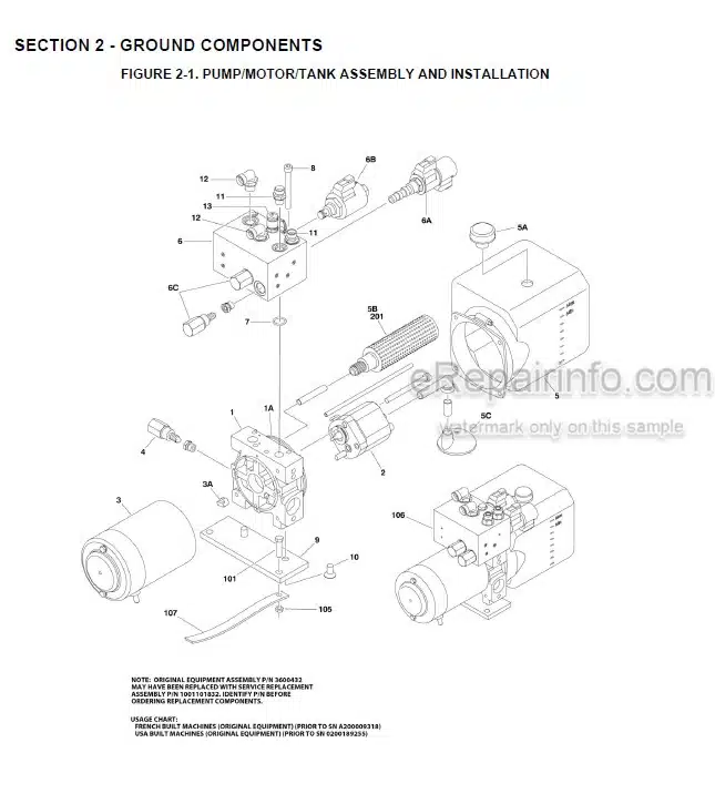 Photo 1 - JLG 1230ES PVC2002 Illustrated Parts Manual Vertical Mast 31215829