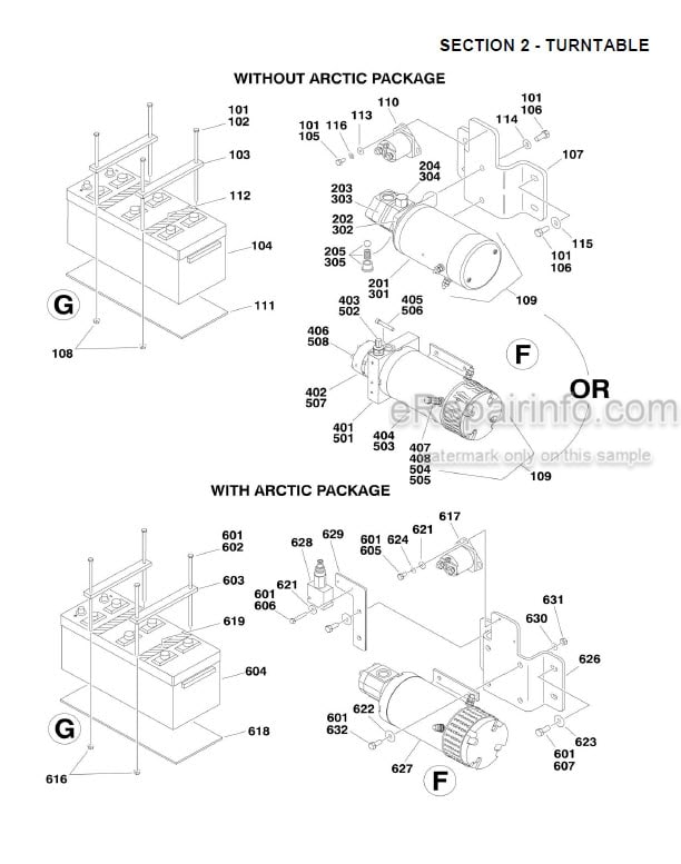 Photo 8 - JLG 1250AJP Illustrated Parts Manual Boom Lift 3121172 SN1