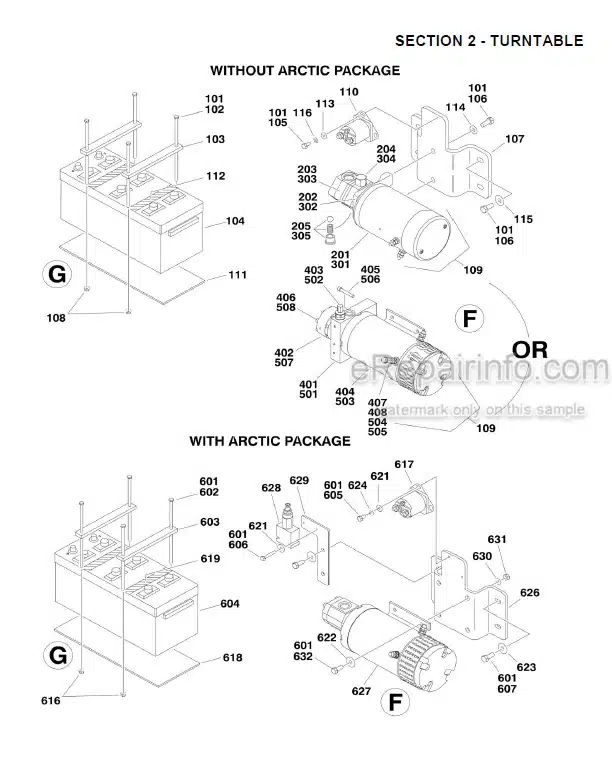 Photo 2 - JLG 1250AJP Illustrated Parts Manual Boom Lift 3121172 SN1
