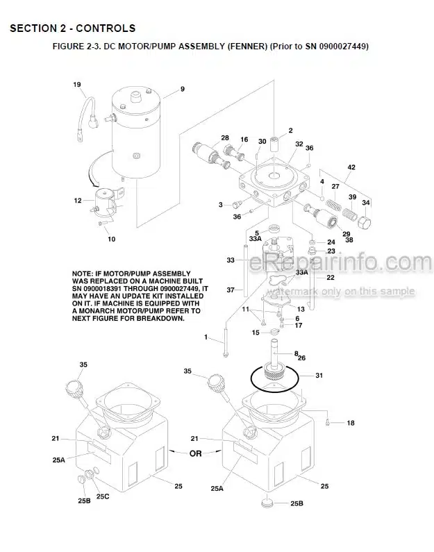 Photo 1 - JLG 12SP 15SP Illustrated Parts Manual Vertical Mast 3120776