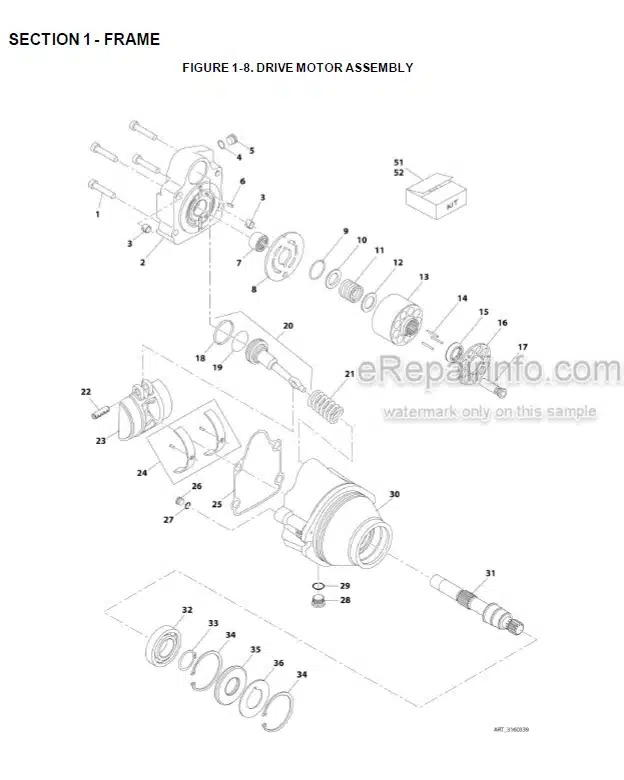 Photo 1 - JLG 1500SJ Illustrated Parts Manual Boom Lift 3121733 SN1