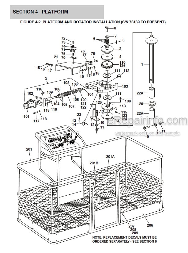 Photo 12 - JLG 150HAX Illustrated Parts Manual Boom Lift