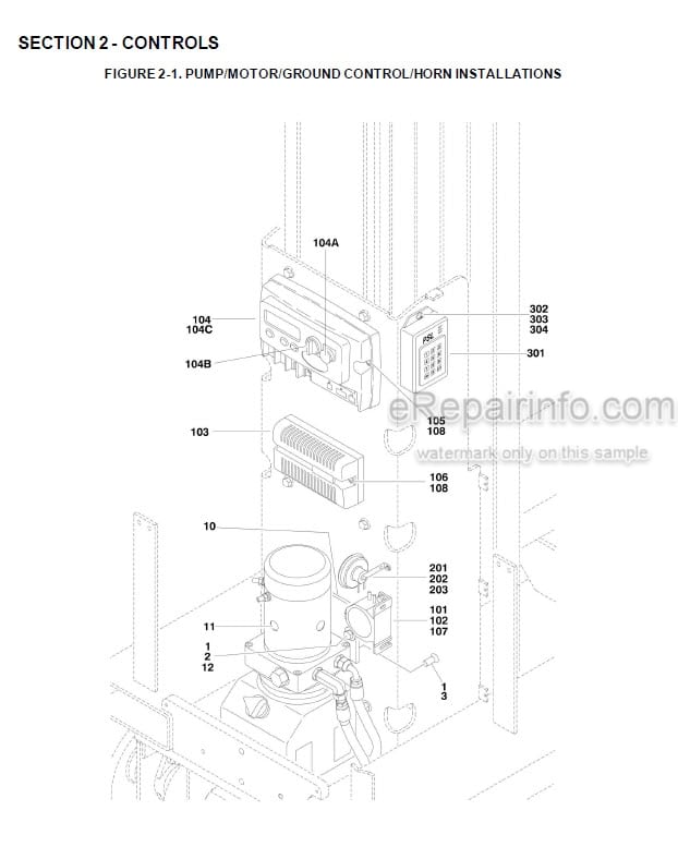 Photo 8 - JLG 15MVL 15MSP 20MVL 20MSP Illustrated Parts Manual Vertical Mast 3121232