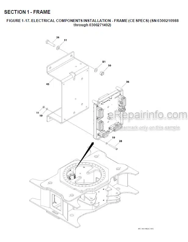Photo 9 - JLG 1850SJ Illustrated Parts Manual Boom Lift 3121620