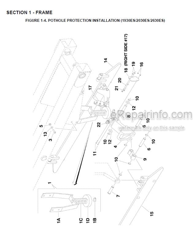 Photo 6 - JLG 1930ES 2030ES 2630ES 2646ES 3246ES Illustrated Parts Manual Scissor Lift 3121275 SN4
