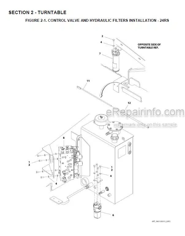 Photo 1 - JLG 24RS 24RSJ Illustrated Parts Manual Boom Lift 3121288