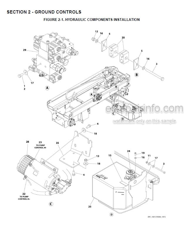 Photo 8 - JLG 2632R Illustrated Parts Manual Scissor Lift 3121751