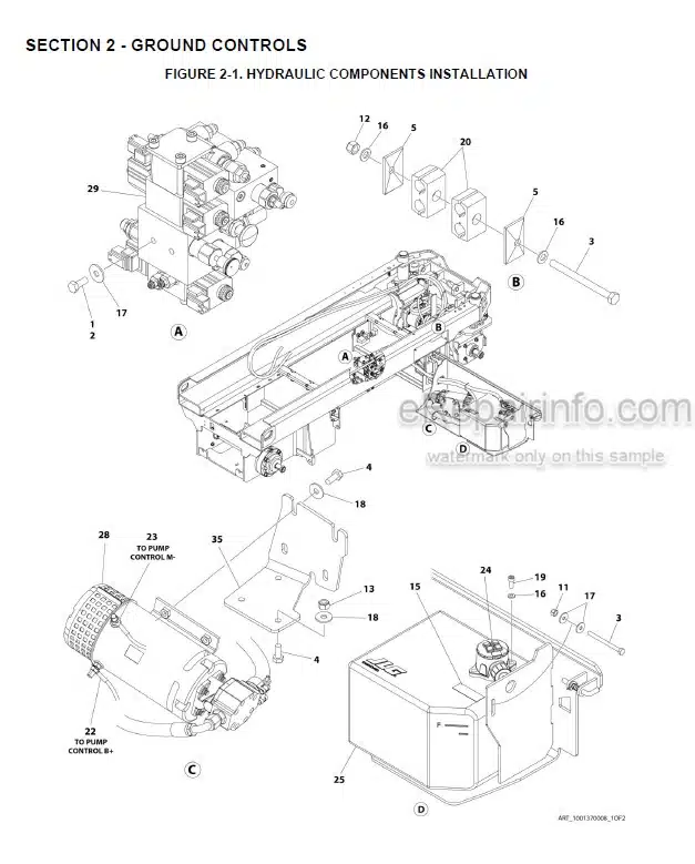 Photo 12 - JLG 2632R Illustrated Parts Manual Scissor Lift 3121751