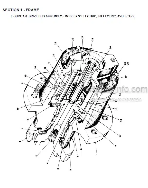 Photo 6 - JLG 34HA Illustrated Parts Manual Boom Lift 3120804