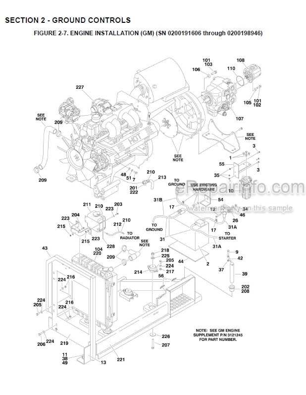 Photo 9 - JLG 3394RT 4394RT Illustrated Parts Manual Scissor Lift 3121250 SN2