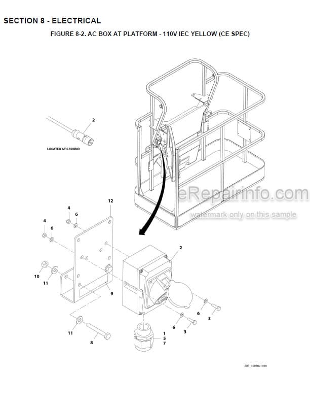 Photo 12 - JLG 400SC 460SJC PVC2001 Illustrated Parts Manual Boom Lift 31215020