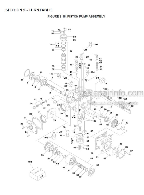 Photo 3 - JLG 400S 460SJ Illustrated Parts Manual Boom Lift 3121236 SN2