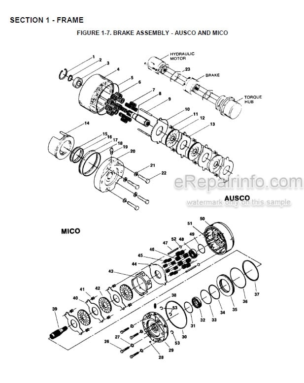 Photo 1 - JLG 40H 40H-6 Illustrated Parts Manual Boom Lift 3120241