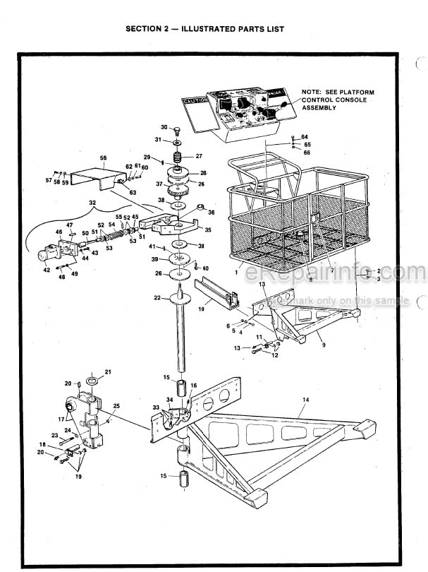 Photo 7 - JLG 50H Illustrated Parts Manual Boom Lift 3120296