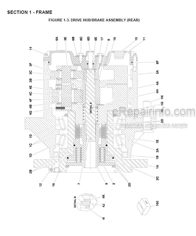 Photo 6 - JLG 520AJ Illustrated Parts Manual Boom Lift 3121666 With SN