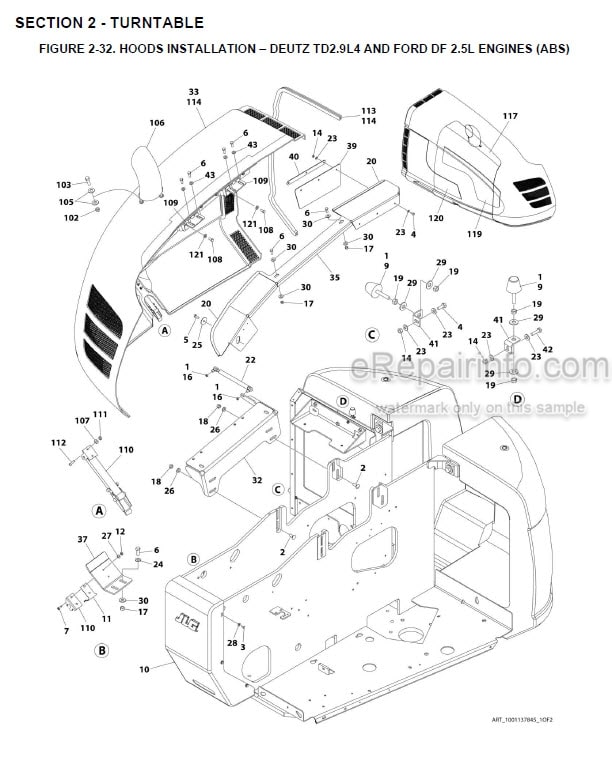 Photo 9 - JLG 600AJ HC3 PVC2001 Illustrated Parts Manual Boom Lift 31215882