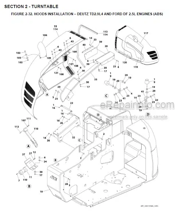 Photo 7 - JLG 600AJ HC3 PVC2001 Illustrated Parts Manual Boom Lift 31215882