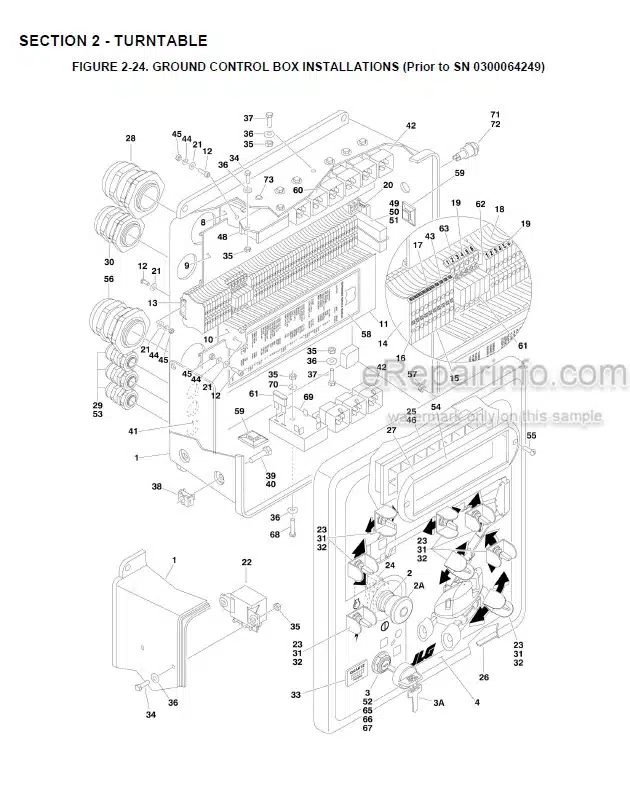 Photo 6 - JLG 600A 600AJ Illustrated Parts Manual Boom Lift SN2
