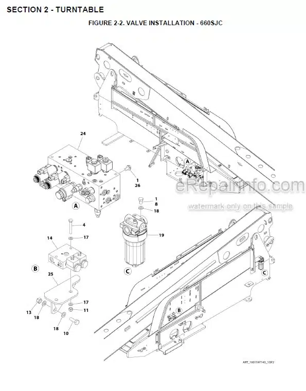 Photo 12 - JLG 600SC 660SJC Illustrated Parts Manual Boom Lift 3121777 SN4