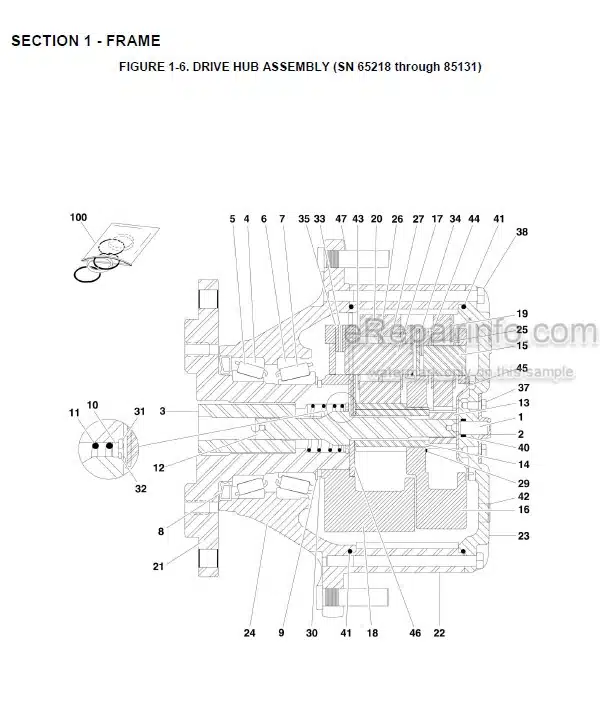 Photo 11 - JLG 601S Illustrated Parts Manual Boom Lift