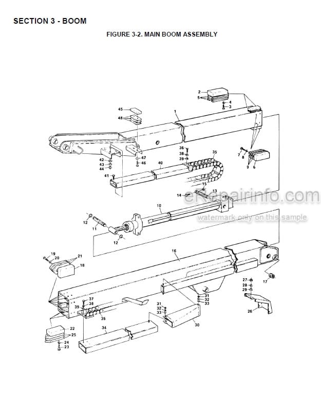 Photo 7 - JLG 50H Illustrated Parts Manual Boom Lift 3120296