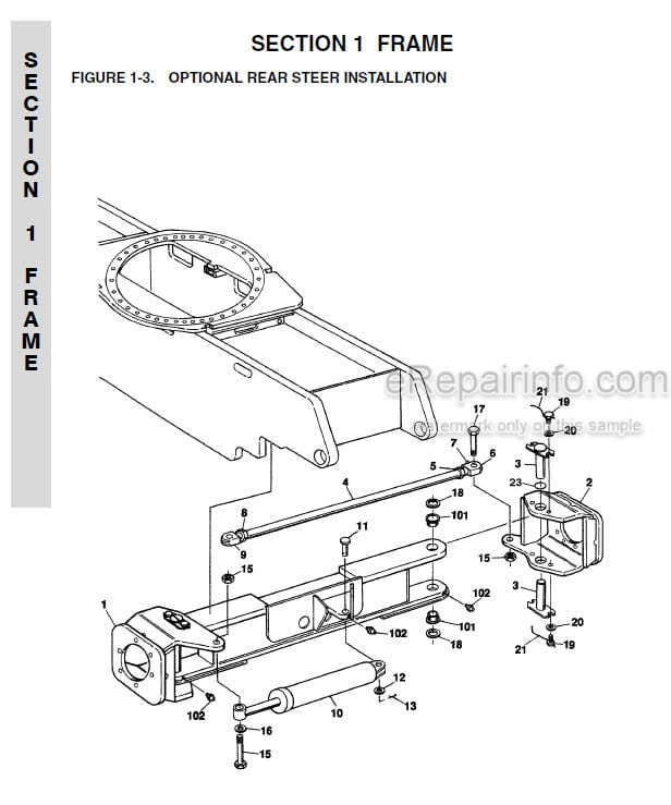 Photo 3 - JLG 60H 60H-6 70H Illustrated Parts Manual Boom Lift 3120290
