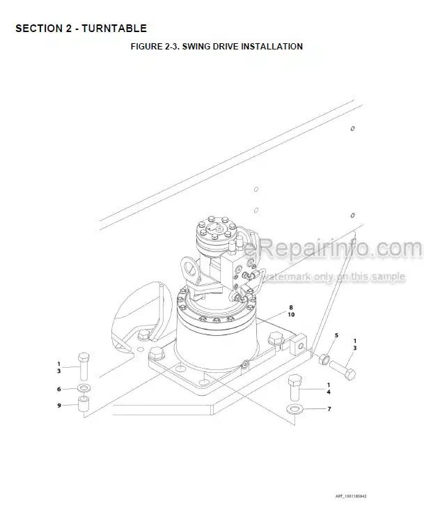 Photo 7 - JLG 601S Illustrated Parts Manual Boom Lift
