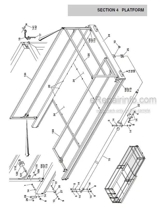 Photo 7 - JLG 26MRT Illustrated Parts Manual Scissor Lift