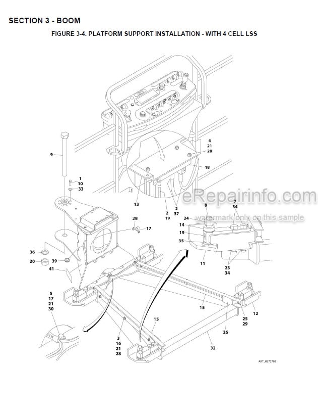 Photo 6 - JLG 800A 800AJ Illustrated Parts Manual Boom Lift 3121271 SN3