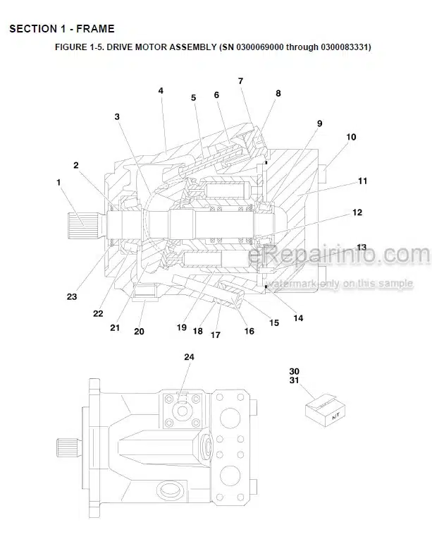Photo 12 - JLG 800A 800AJ Illustrated Parts Manual Boom Lift SN2