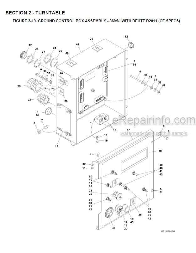 Photo 8 - JLG 800S 860SJ PVC2001 Illustrated Parts Manual Boom Lift 31215050