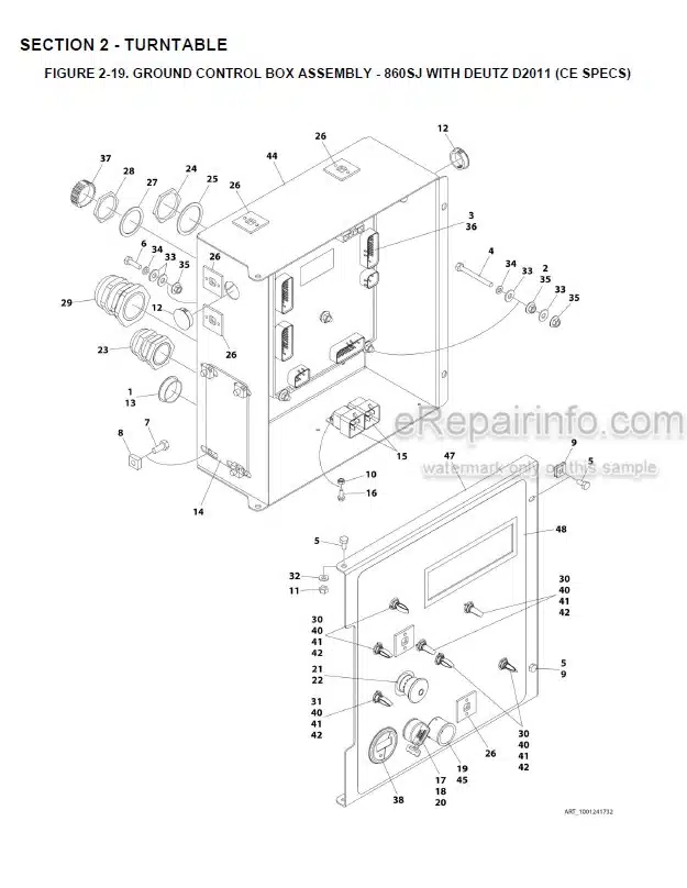 Photo 12 - JLG 800S 860SJ PVC2001 Illustrated Parts Manual Boom Lift 31215050