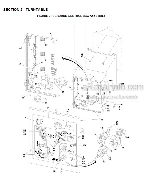 Photo 6 - JLG E300AJ E300AJP Illustrated Parts Manual Boom Lift 3121721 SN2
