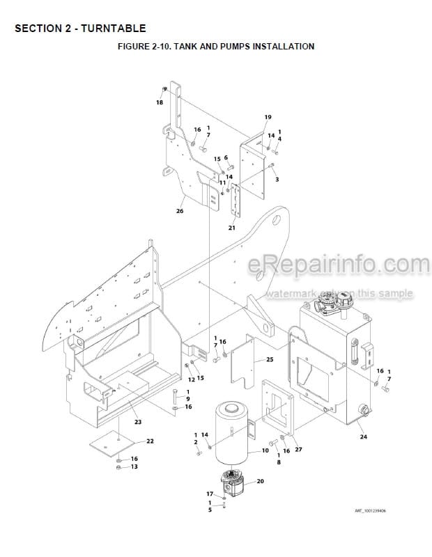 Photo 6 - JLG Skytrak 8042 10042 10054 Illustrated Parts Manual Telehandler SN 13198 thru 19987 And 0160002332 And After