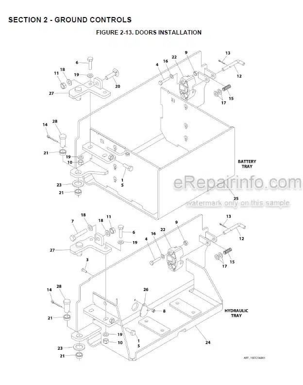 Photo 1 - JLG ES1530L PVC2004 Illustrated Parts Manual Scissor Lift 31215949