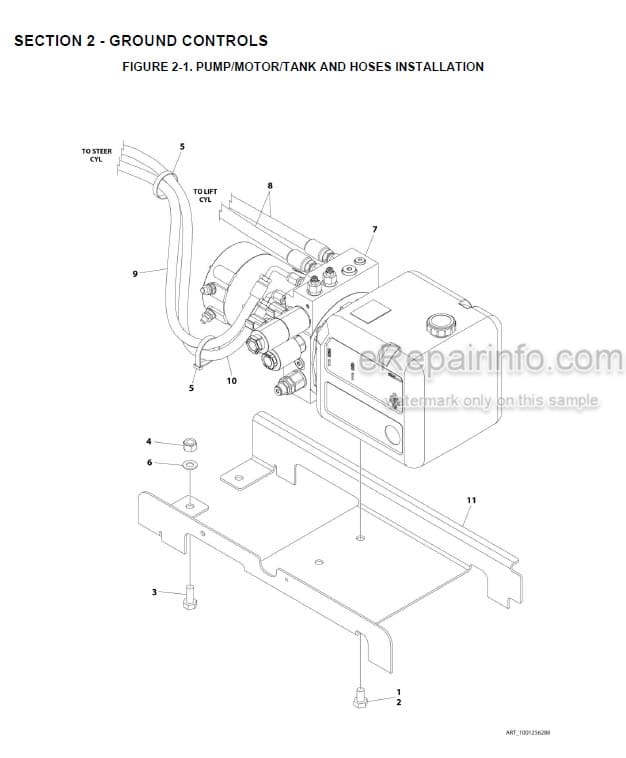Photo 6 - JLG R6 Illustrated Parts Manual Scissor Lift 3121686