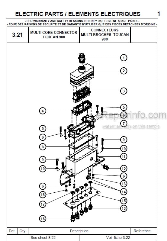 Photo 8 - JLG Grove Delta Toucan 900EH Spare Parts Manual Mast Boom Lift MA0087-00
