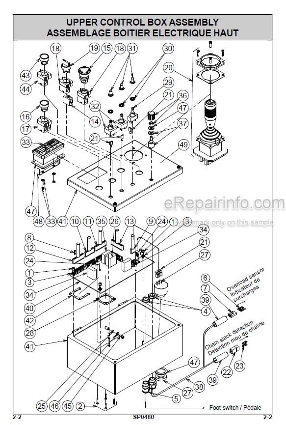 Photo 7 - JLG Grove Toucan 1010 1010I Illustrated Parts Manual Mast Boom Lift