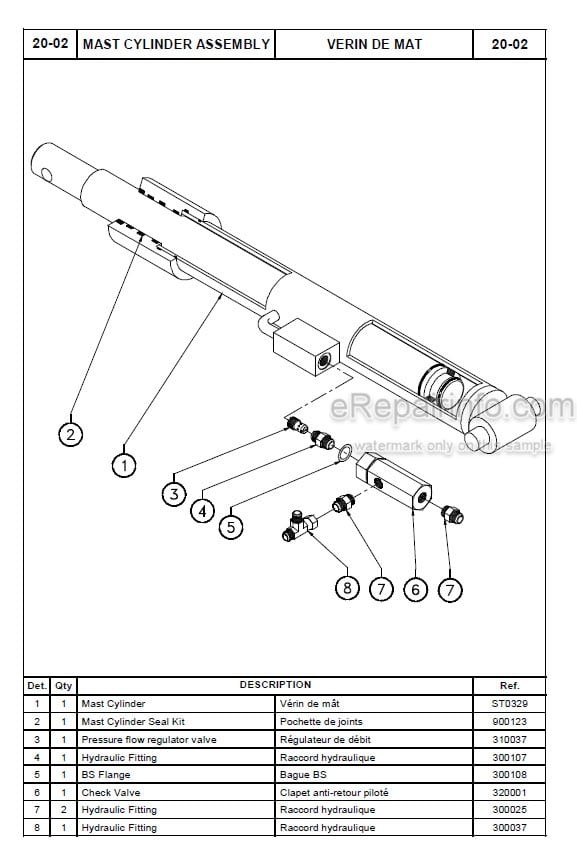 Photo 7 - JLG Grove Toucan 860 Spare Parts Manual Mast Boom Lift MA0088-01