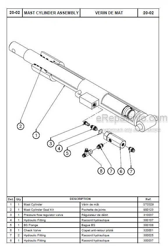 Photo 1 - JLG Grove Toucan 860 Spare Parts Manual Mast Boom Lift MA0088-01