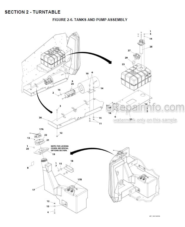 Photo 9 - JLG H340AJ Illustrated Parts Manual Boom Lift 3121635