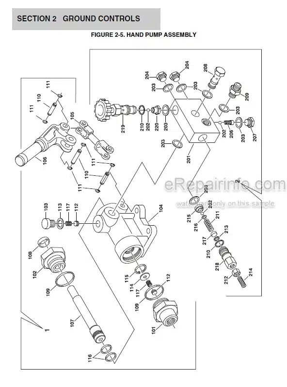 Photo 6 - JLG Liftlux 210-25 245-25 Illustrated Parts Manual Scissor Lift SN1