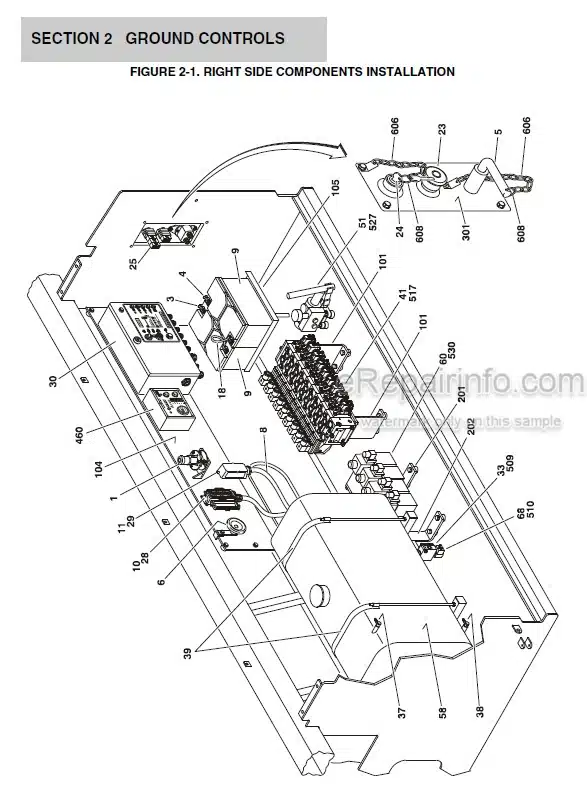 Photo 2 - JLG Liftlux 210-25 245-25 Illustrated Parts Manual Scissor Lift SN1