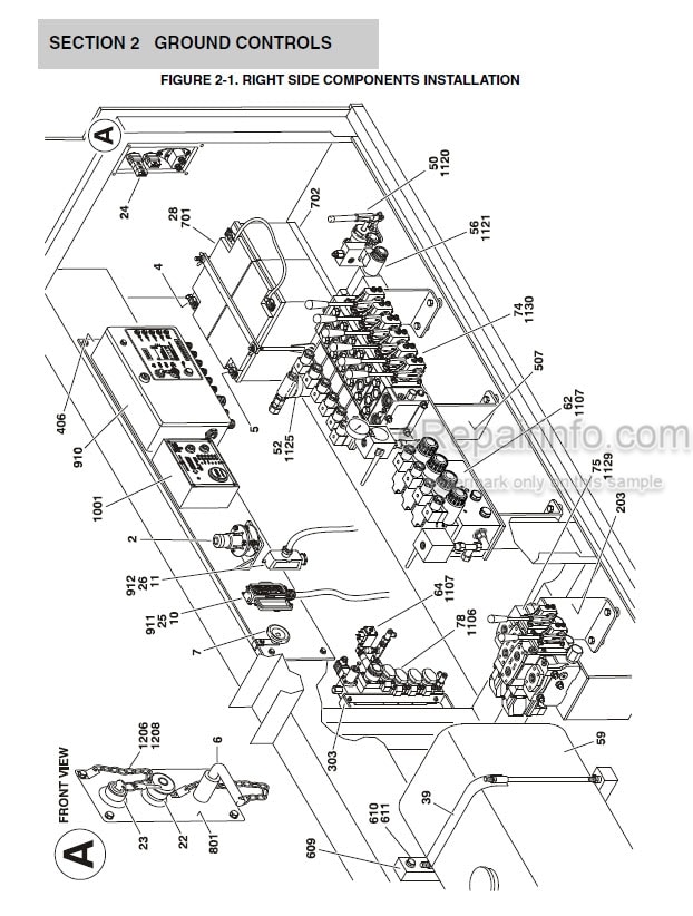 Photo 4 - JLG Liftlux 260-25 Illustrated Parts Manual Scissor Lift 3121317 SN2
