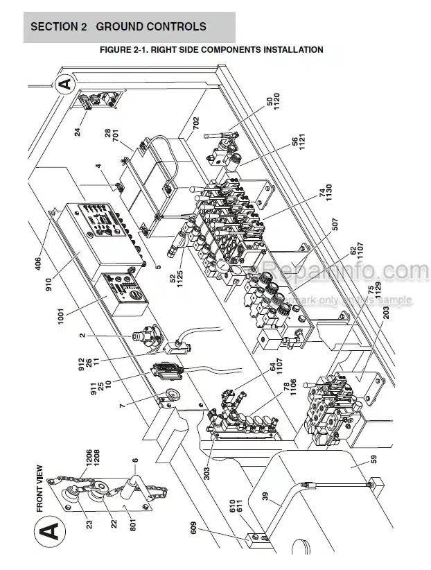 Photo 2 - JLG Liftlux 260-25 Illustrated Parts Manual Scissor Lift 3121317 SN2