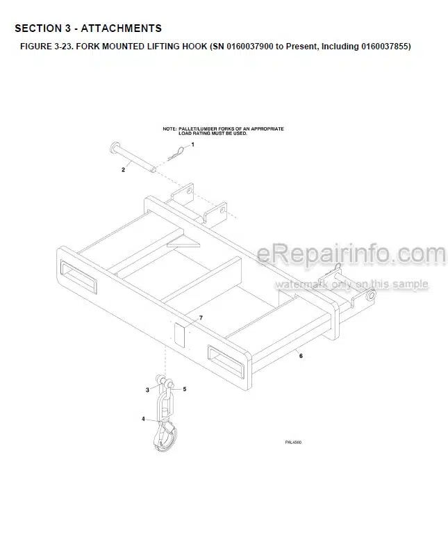 Photo 2 - JLG Lull 1044C-54 Series II Illustrated Parts Manual Telehandler 31200069